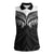 Poutama Korowai New Zealand Women Sleeveless Polo Shirt Aotearoa Maori Tattoo - Polynesian Pride