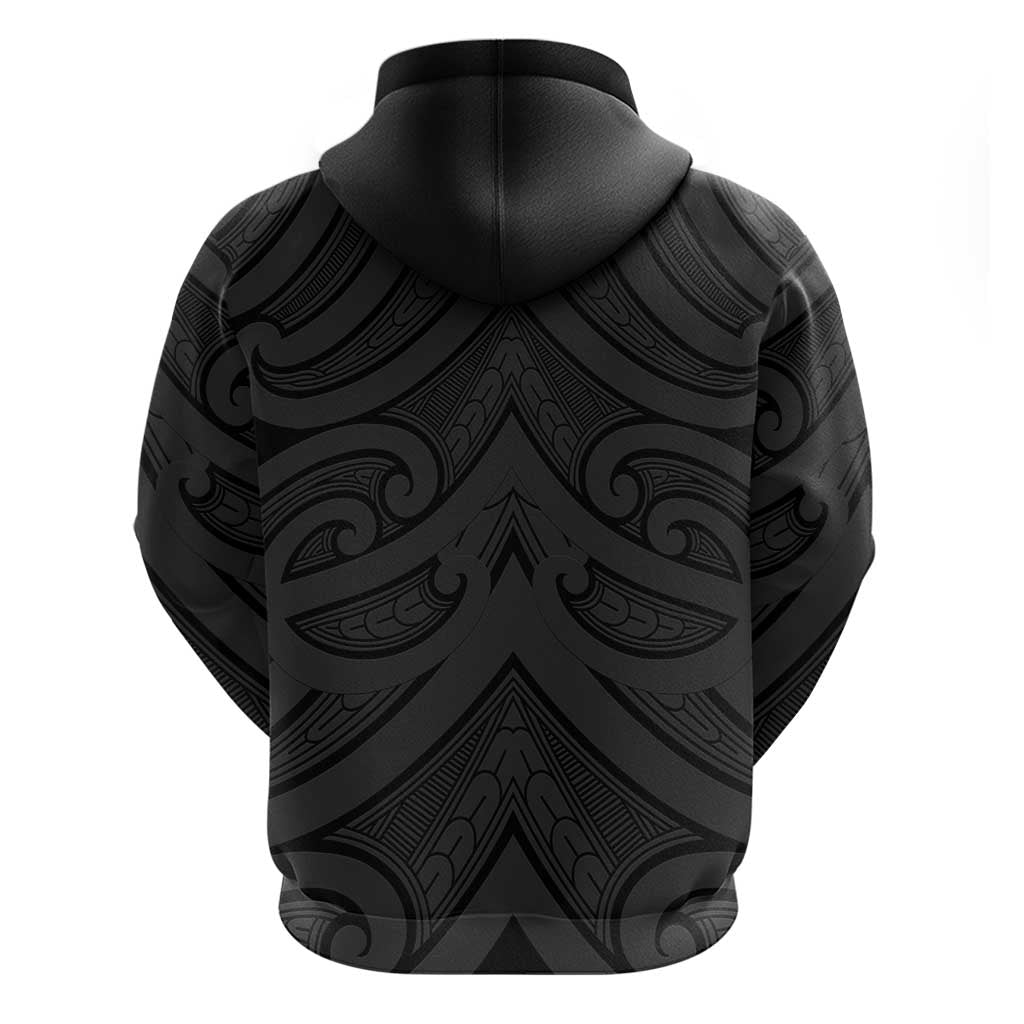 Poutama Korowai New Zealand Zip Hoodie Aotearoa Maori Tattoo - Polynesian Pride