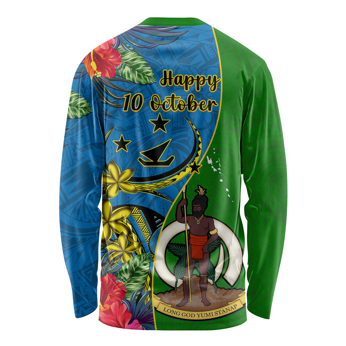 vanuatu-malampa-day-long-sleeve-shirt-coat-of-arms-mix-tropical-flowers