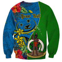 personalised-vanuatu-malampa-day-sweatshirt-coat-of-arms-mix-tropical-flowers