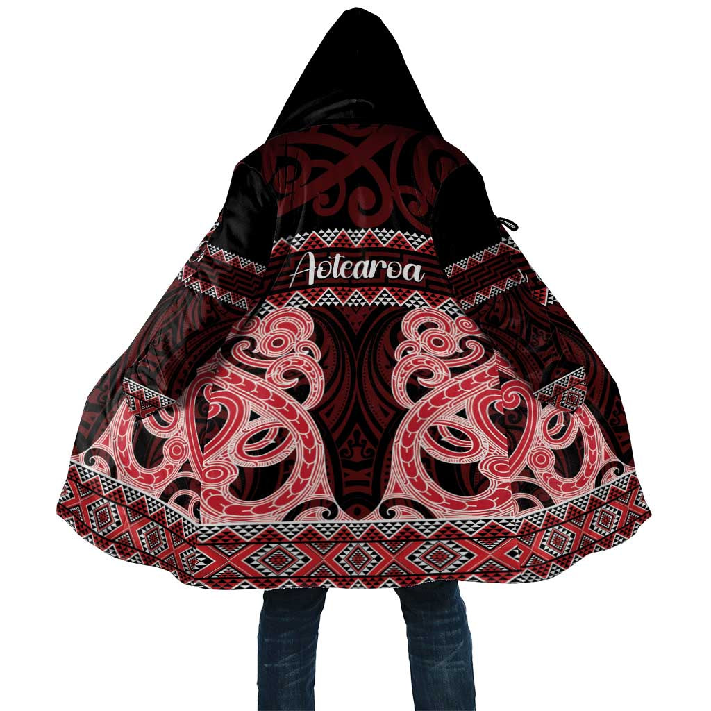 Kia Ora New Zealand Cloak Maori Language Week Whero Taniko Motif - Polynesian Pride