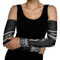 Kia Ora New Zealand Arm Sleeves Maori Language Week Pango Taniko Motif LT14 - Polynesian Pride