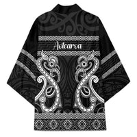 Kia Ora New Zealand Kimono Maori Language Week Pango Taniko Motif LT14 - Polynesian Pride