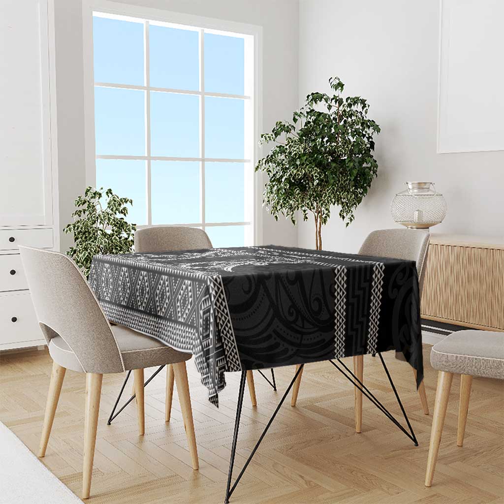 Kia Ora New Zealand Tablecloth Maori Language Week Pango Taniko Motif - Polynesian Pride
