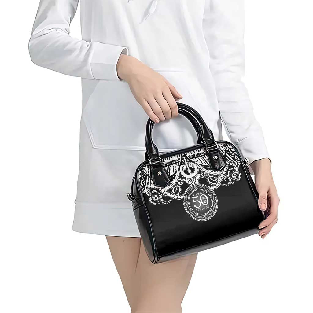Kia Kaha Te Reo Maori New Zealand Shoulder Handbag 50th Anniversary Ake Ake Ake - Polynesian Pride