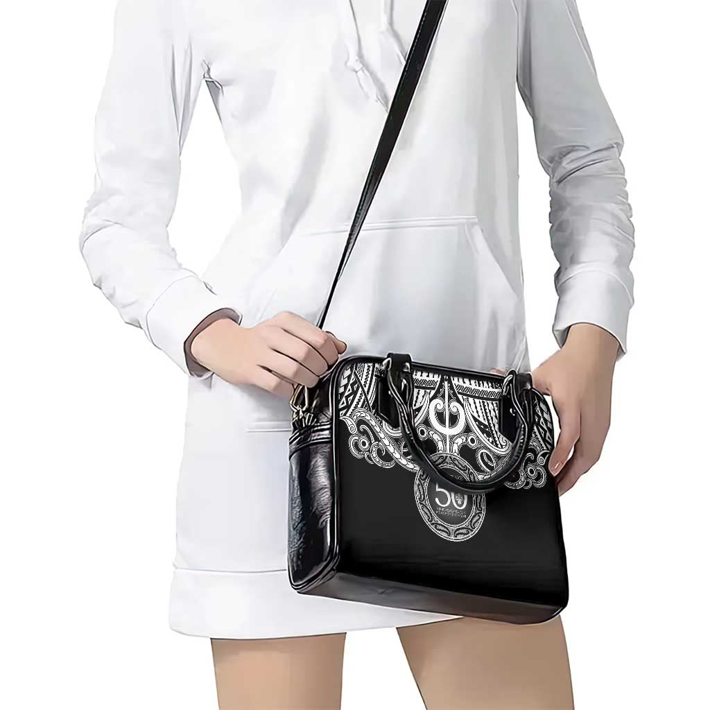 Kia Kaha Te Reo Maori New Zealand Shoulder Handbag 50th Anniversary Ake Ake Ake - Polynesian Pride