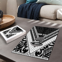 New Zealand Silver Fern Rugby Custom Puzzle Go Wheel Kiwi Maori Pattern LT14 - Polynesian Pride