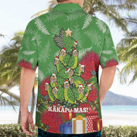 Kakapo New Zealand Christmas Hawaiian Shirt Meri Kirihimete Pohutukawa - Green Color LT14 - Polynesian Pride