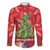 Kakapo New Zealand Christmas Family Matching Off The Shoulder Long Sleeve Dress and Hawaiian Shirt Meri Kirihimete Pohutukawa - Red Color