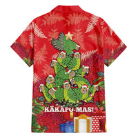 Kakapo New Zealand Christmas Hawaiian Shirt Meri Kirihimete Pohutukawa - Red Color LT14 - Polynesian Pride