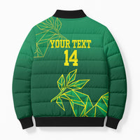 Fiji Tailevu Rugby Custom Bomber Puffer Jacket Warai Na Leqa LT14 - Polynesian Pride