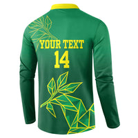 Fiji Tailevu Rugby Custom Button Sweatshirt Warai Na Leqa LT14 - Polynesian Pride