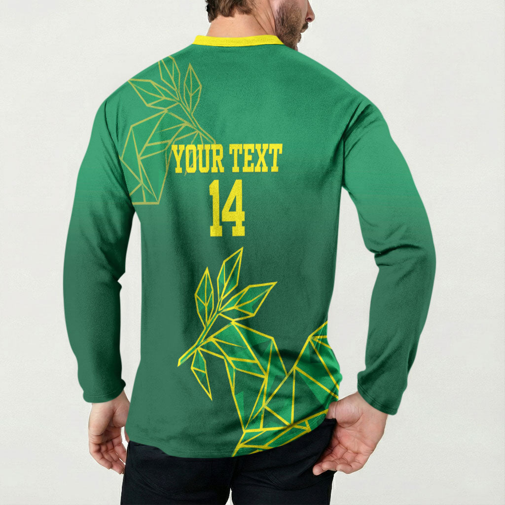 Fiji Tailevu Rugby Custom Button Sweatshirt Warai Na Leqa LT14 - Polynesian Pride