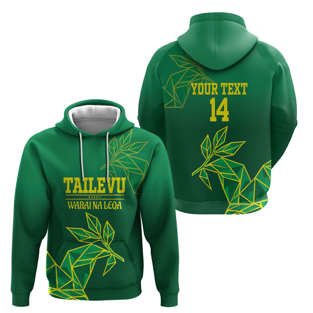 Fiji Tailevu Rugby Custom Hoodie Warai Na Leqa LT14 - Polynesian Pride