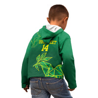 Fiji Tailevu Rugby Custom Kid Hoodie Warai Na Leqa LT14 - Polynesian Pride