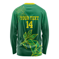 Fiji Tailevu Rugby Custom Long Sleeve Shirt Warai Na Leqa LT14 - Polynesian Pride