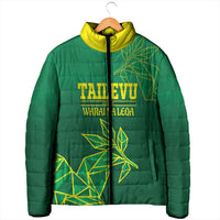 Fiji Tailevu Rugby Custom Padded Jacket Warai Na Leqa LT14 - Polynesian Pride