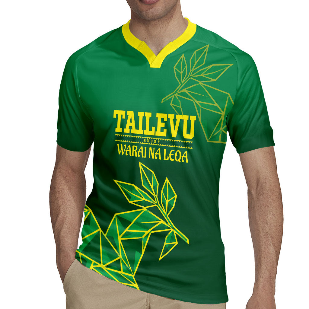 Fiji Tailevu Rugby Custom Rugby Jersey Warai Na Leqa LT14 - Polynesian Pride