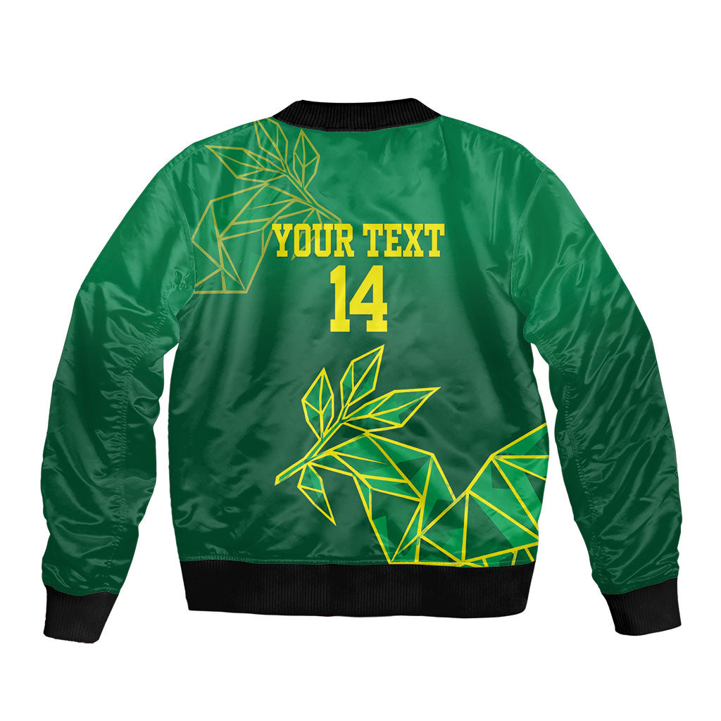 Fiji Tailevu Rugby Custom Sleeve Zip Bomber Jacket Warai Na Leqa LT14 - Polynesian Pride