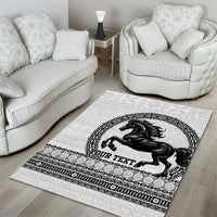 Fiji Nadroga Rugby Personalised Area Rug Go Stallions Fijian Tapa LT14 - Polynesian Pride