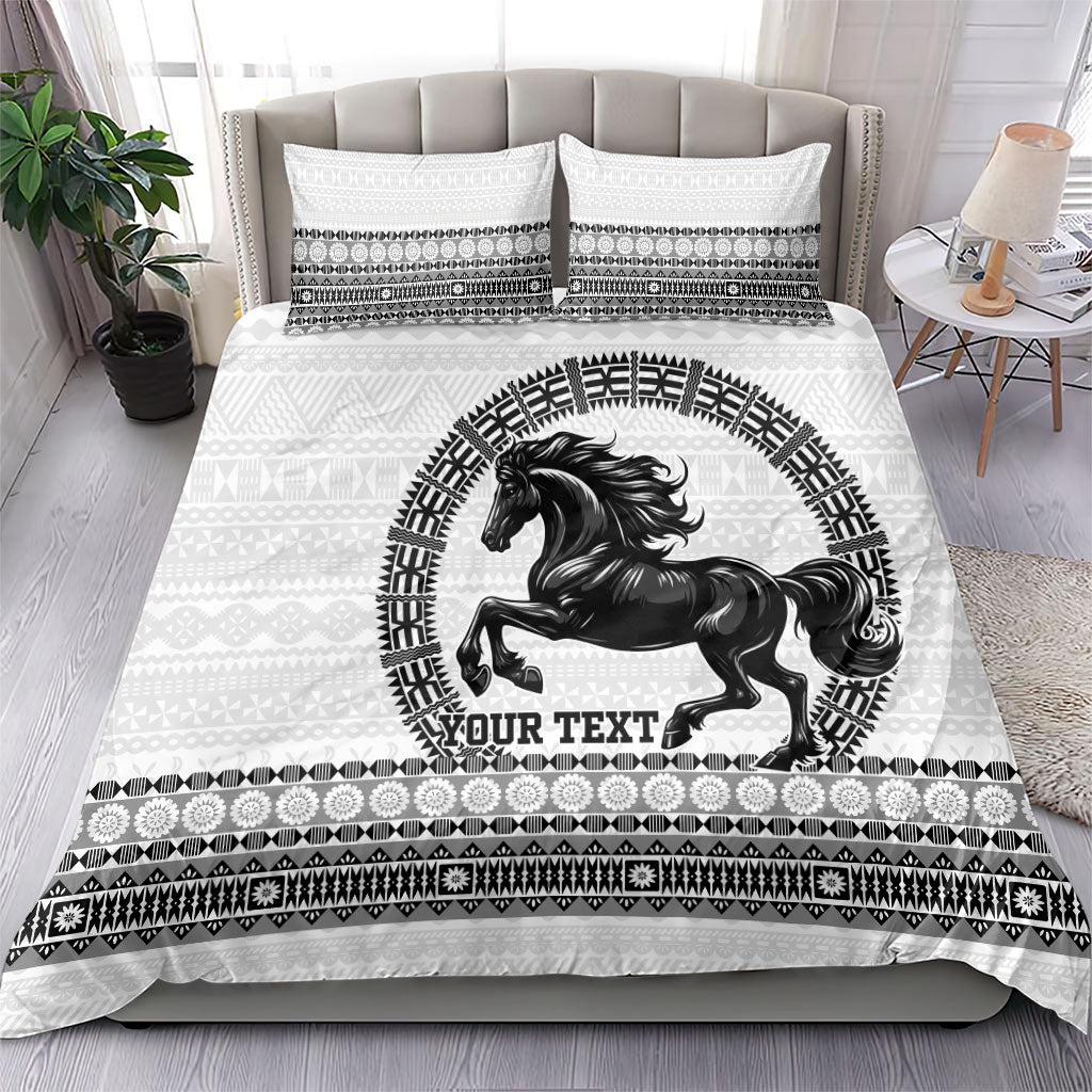 Fiji Nadroga Rugby Personalised Bedding Set Go Stallions Fijian Tapa LT14 - Polynesian Pride
