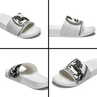 Fiji Nadroga Rugby Personalised Slide Sandals Go Stallions Fijian Tapa LT14 - Polynesian Pride