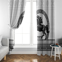 Fiji Nadroga Rugby Personalised Window Curtain Go Stallions Fijian Tapa LT14 - Polynesian Pride