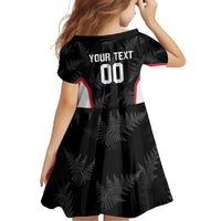 Custom New Zealand Silver Fern Softball Family Matching Off Shoulder Maxi Dress and Hawaiian Shirt Go Aotearoa LT14 - Polynesian Pride