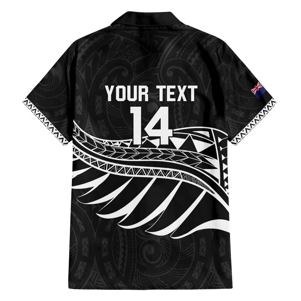 Custom Aotearoa Ice Hockey Family Matching Long Sleeve Bodycon Dress and Hawaiian Shirt NZ Tiki Mascot - Maori Pattern LT14 - Polynesian Pride