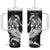 Personalised New Zealand Surfing Tumbler With Handle Aotearoa Maori Tiki Haka LT14