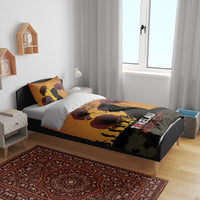 Tokelau ANZAC Day Bedding Set Camouflage With Poppies Lest We Forget LT14 - Polynesian Pride