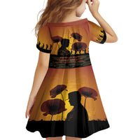 Tokelau ANZAC Day Family Matching Long Sleeve Bodycon Dress and Hawaiian Shirt Camouflage With Poppies Lest We Forget LT14 - Polynesian Pride