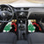 Norfolk Island ANZAC Day Car Mats Pine Tree With Poppies Lest We Forget LT14 Set 2pcs - Front White - Polynesian Pride