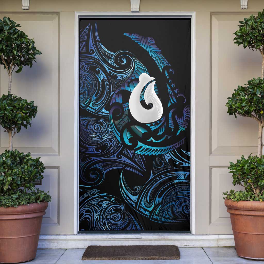 Hei Matau New Zealand Matariki Door Cover NZ Fish Hook Maori Art