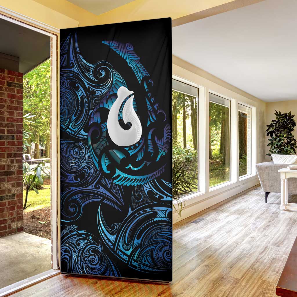 Hei Matau New Zealand Matariki Door Cover NZ Fish Hook Maori Art