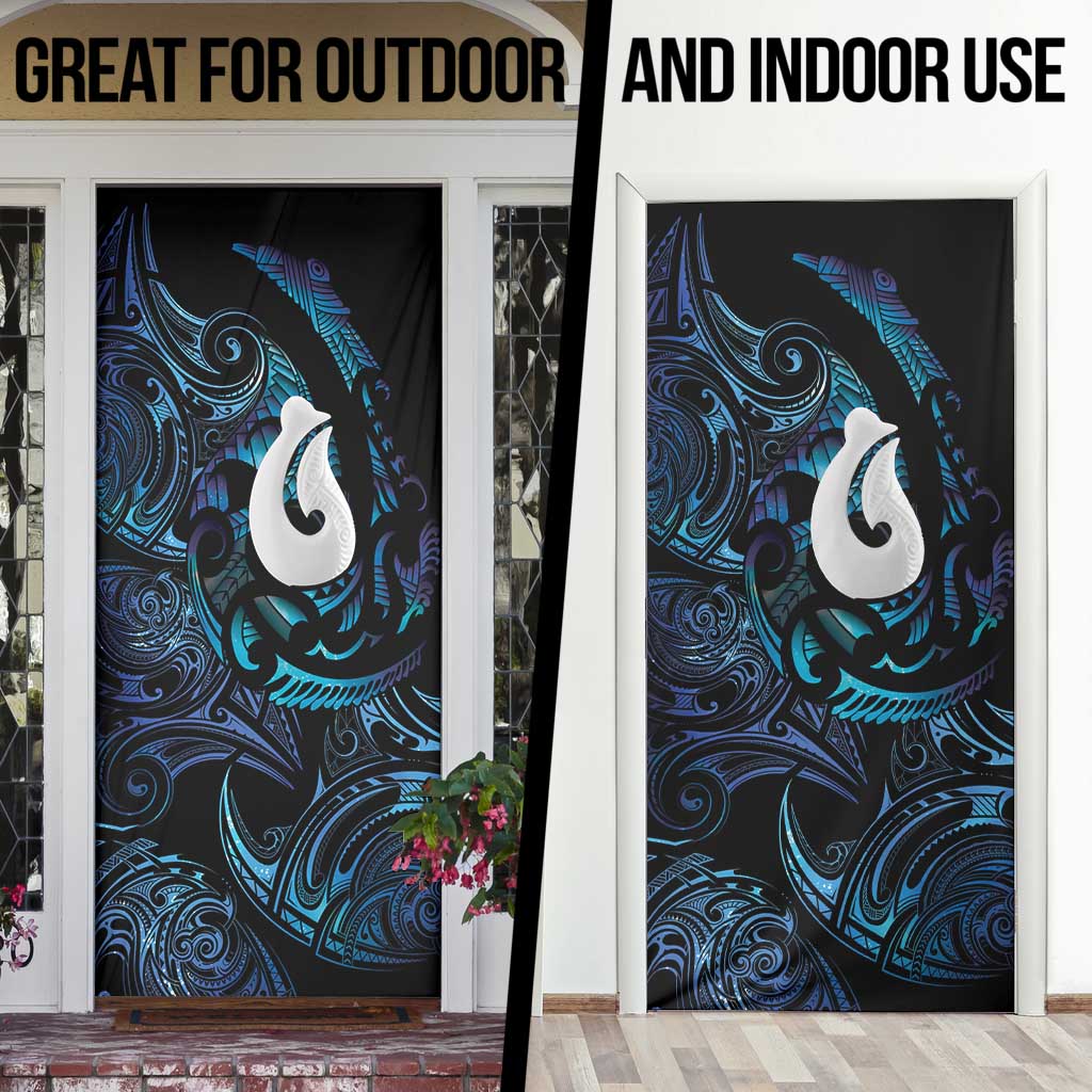 Hei Matau New Zealand Matariki Door Cover NZ Fish Hook Maori Art