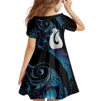 Hei Matau New Zealand Matariki Family Matching Puletasi and Hawaiian Shirt NZ Fish Hook Maori Art LT14 - Polynesian Pride