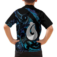 Hei Matau New Zealand Matariki Family Matching Short Sleeve Bodycon Dress and Hawaiian Shirt NZ Fish Hook Maori Art LT14 - Polynesian Pride