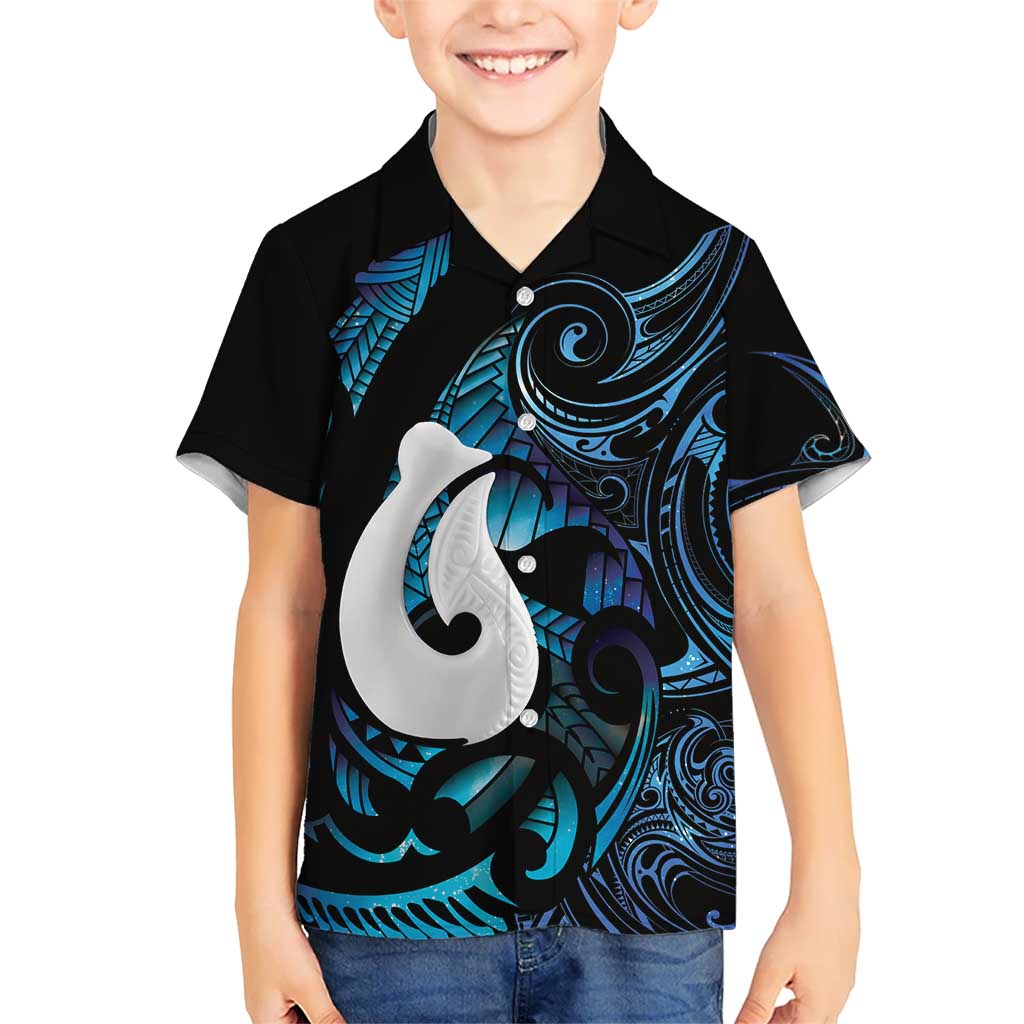 Hei Matau New Zealand Matariki Hawaiian Shirt NZ Fish Hook Maori Art