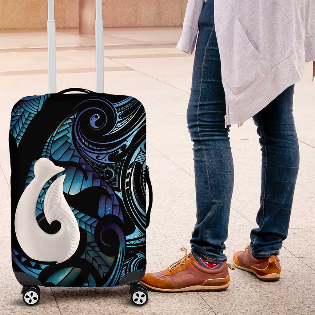 Hei Matau New Zealand Matariki Luggage Cover NZ Fish Hook Maori Art
