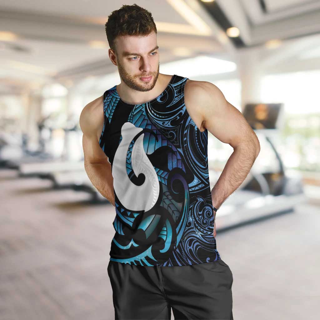 Hei Matau New Zealand Matariki Men Tank Top NZ Fish Hook Maori Art