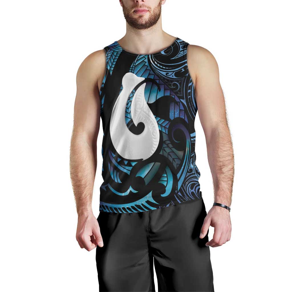 Hei Matau New Zealand Matariki Men Tank Top NZ Fish Hook Maori Art