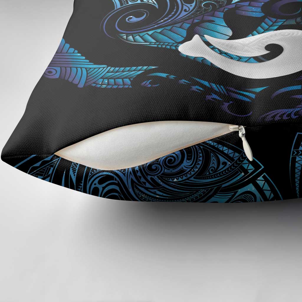 Hei Matau New Zealand Matariki Pillow Cover NZ Fish Hook Maori Art