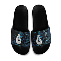 Hei Matau New Zealand Matariki Slide Sandals NZ Fish Hook Maori Art