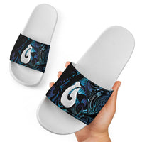 Hei Matau New Zealand Matariki Slide Sandals NZ Fish Hook Maori Art