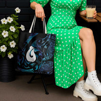 Hei Matau New Zealand Matariki Tote Bag NZ Fish Hook Maori Art
