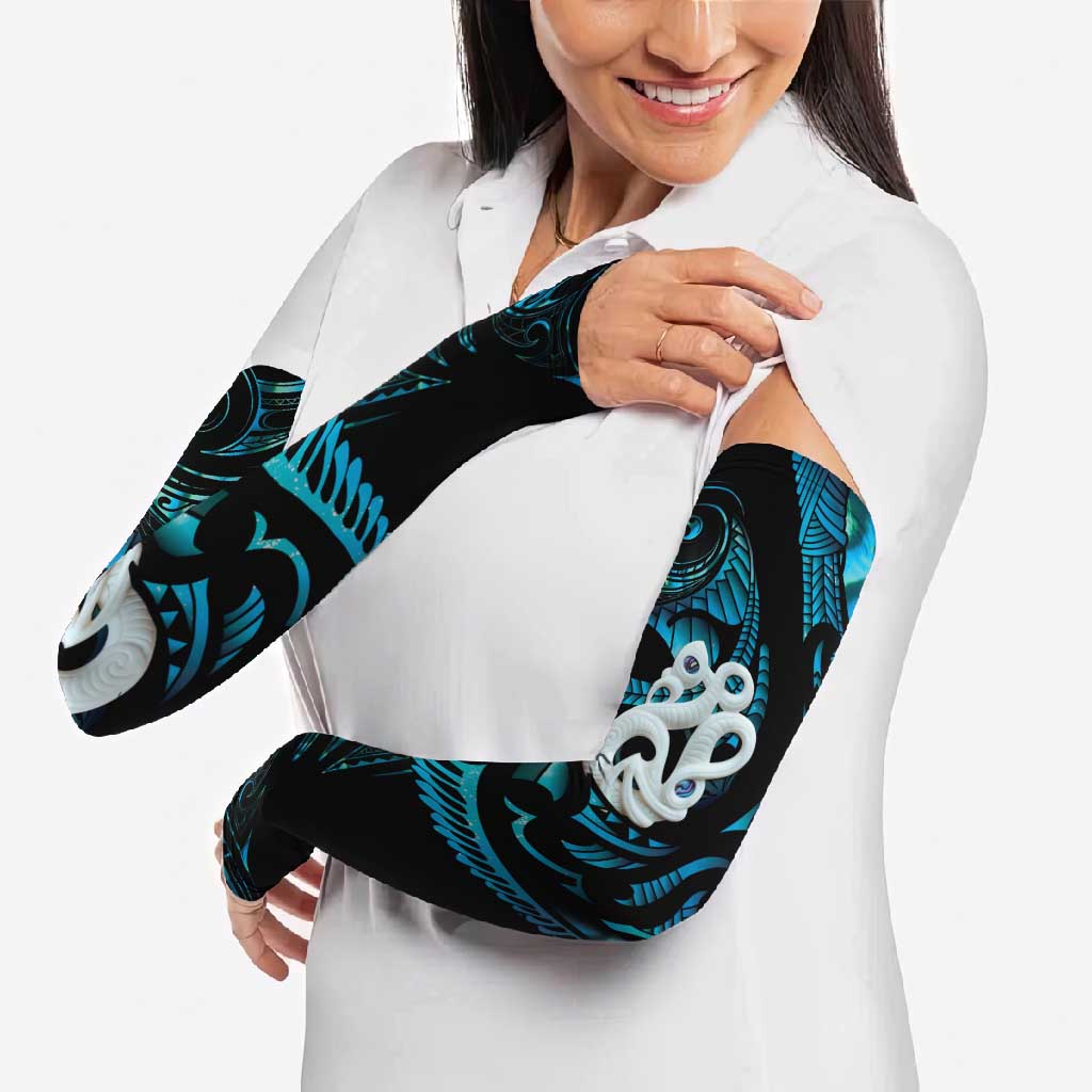 Manaia New Zealand Matariki Arm Sleeves NZ Paua Shell Maori Art