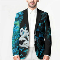 Manaia New Zealand Matariki Blazer NZ Paua Shell Maori Art