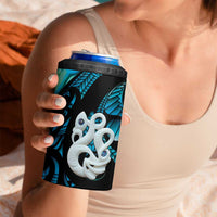 Manaia New Zealand Matariki 4 in 1 Can Cooler Tumbler NZ Paua Shell Maori Art