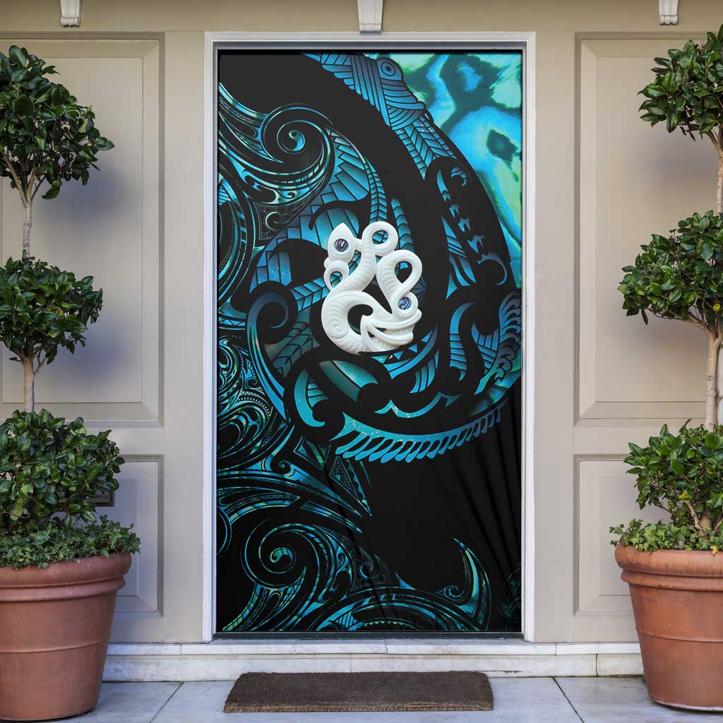 Manaia New Zealand Matariki Door Cover NZ Paua Shell Maori Art